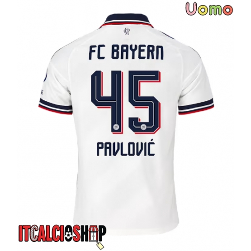 Bayern Munich Aleksandar Pavlovic #45 Seconda Maglia 2026-27 Manica Corta